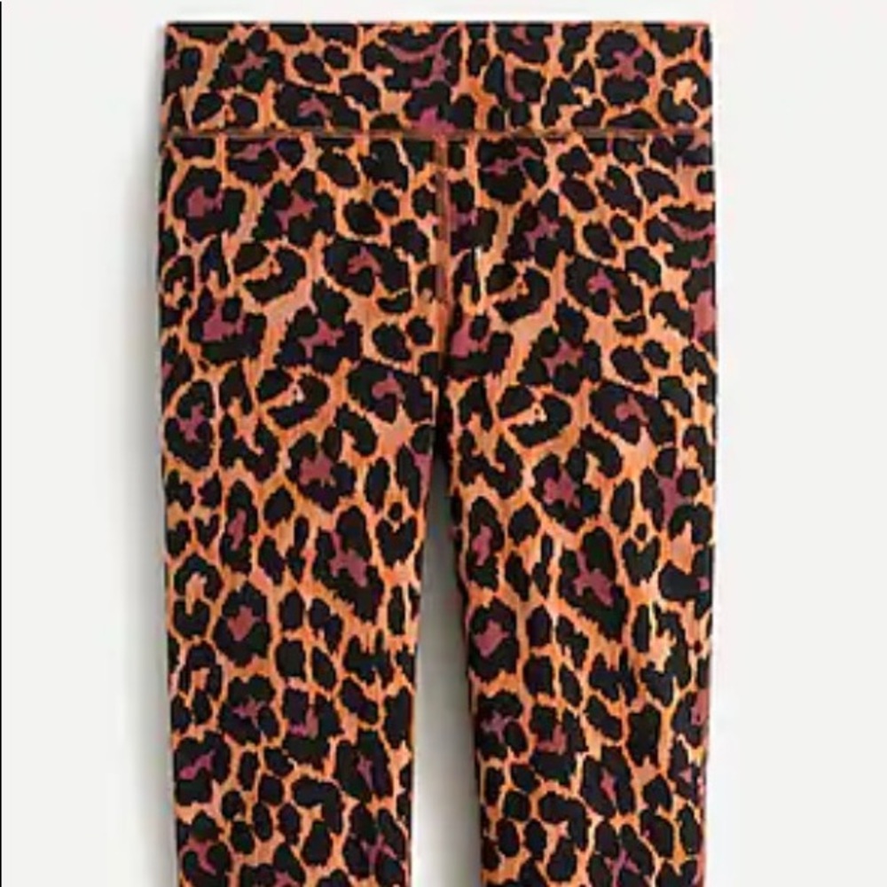 7/8 high-rise leggings in leopard